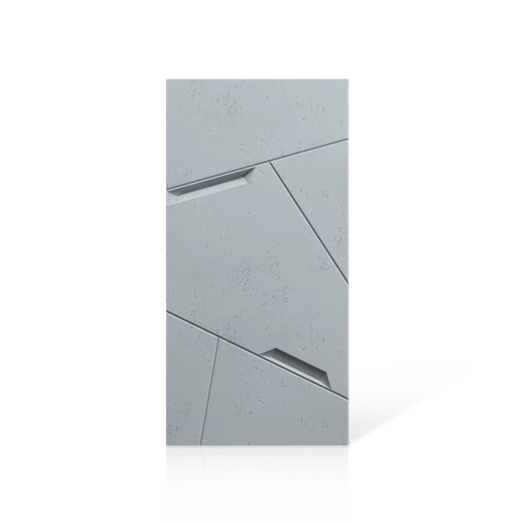 3D Concrete Wall Panels STOWAWAY colour swatch on white background DecorMania UK